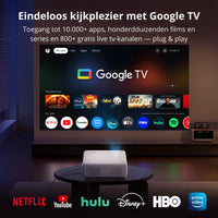 Aurzen EAZZE D1G – Mini Beamer – Full HD – Google TV – Wit - afbeelding 9