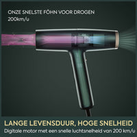BaByliss Air Power Pro D6555DE – Föhn met Diffuser – Donkergroen - afbeelding 5