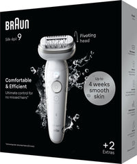 Braun Silk·épil 9-011 – Epilator – Wit/Zilver - afbeelding 2