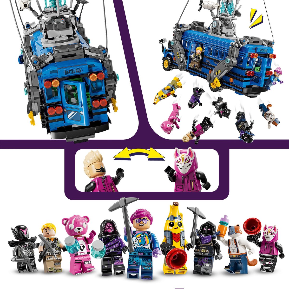 LEGO Fortnite Battle Bus uit de videogame - 77073 - afbeelding 18